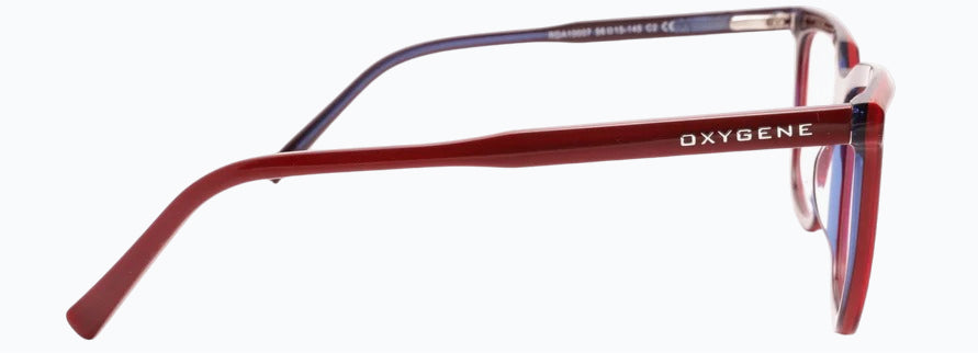 Side view of eyeglasses from Optica brand