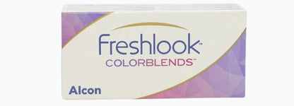 Freshlook Colorblends contact lenses box.
