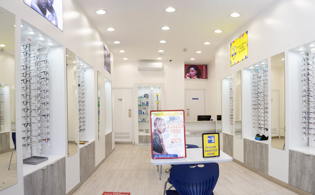 Optica Opticians in Rhapta Square, Nairobi